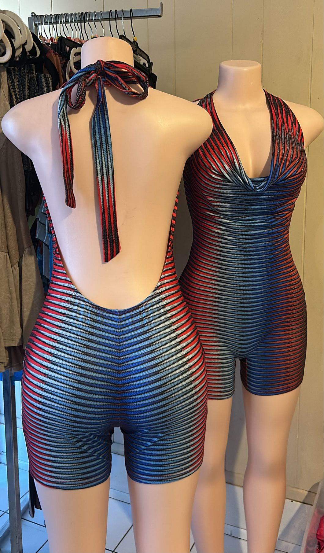 Sexy Backless Strip “jumpsuit”