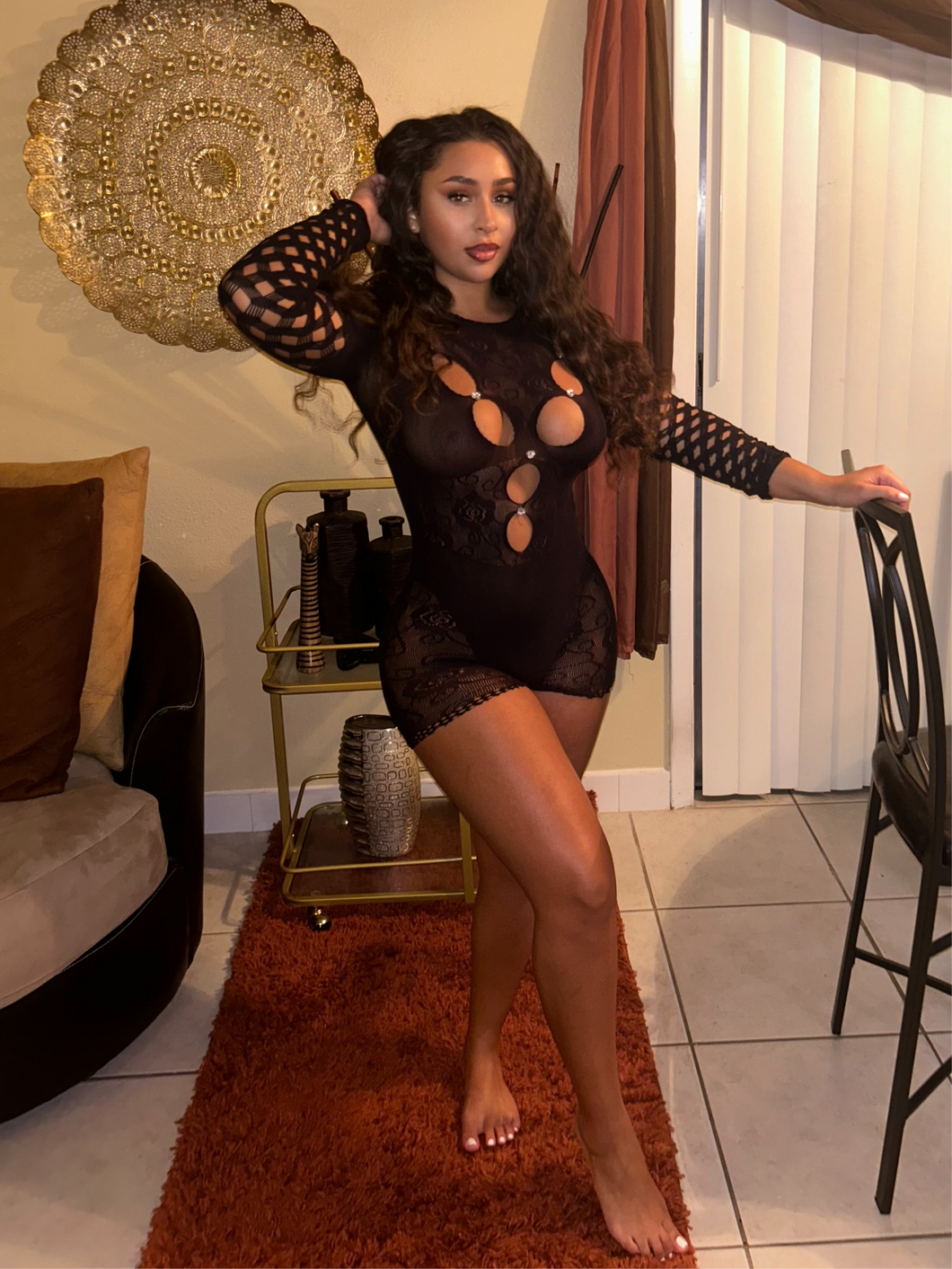 Sexy Mesh “Romper”