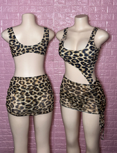 Load image into Gallery viewer, 3 Piece Cheetah Swimwear

