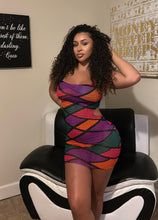 Load image into Gallery viewer, Multi-color Backless Dress

