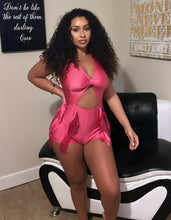 Load image into Gallery viewer, Pink Shredded Backless “Romper”
